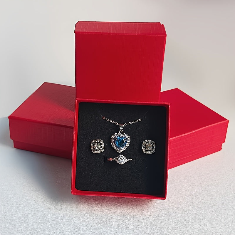 36pcs New Stylish High-End Jewelry Box, Perfect for Displaying Necklaces, Pendants, Earrings, Rings, Studs, and Earrings, Ideal Gift Packaging for Proposals, Weddings, Anniversaries, Girlfriends' Birthdays, or Mother's Day Presents