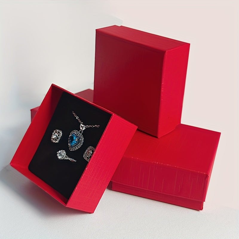 36pcs New Stylish High-End Jewelry Box, Perfect for Displaying Necklaces, Pendants, Earrings, Rings, Studs, and Earrings, Ideal Gift Packaging for Proposals, Weddings, Anniversaries, Girlfriends' Birthdays, or Mother's Day Presents