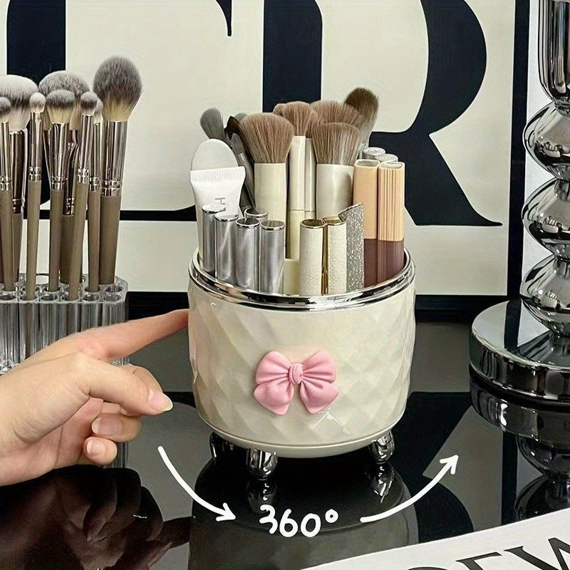 Modern Rectangular Plastic Storage Box with Dust-Proof Clear Lid, Multipurpose Organizer for Lipstick, Eyebrow Pencil, Paint - Ideal for Christmas and New Year'S Gifts, No Electricity Needed, Jewelry Boxes