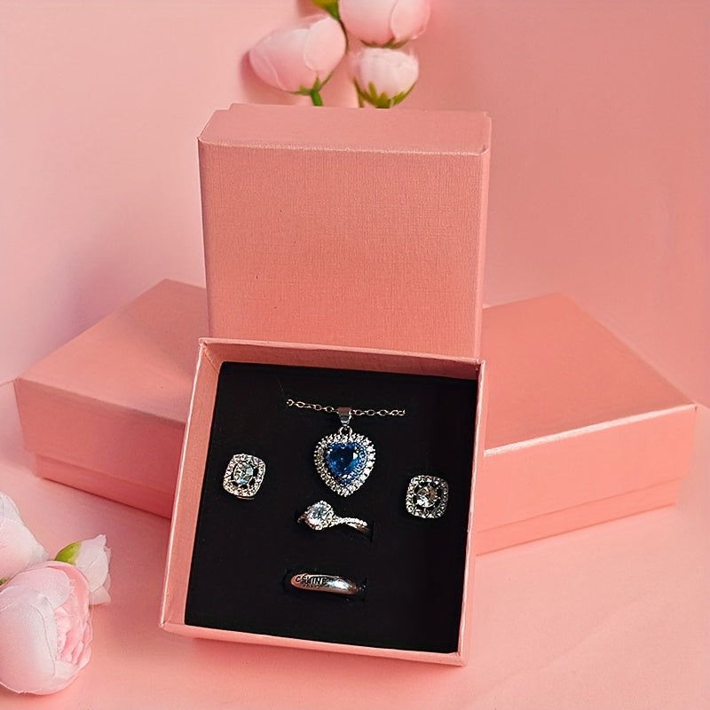 36pcs New Stylish High-End Jewelry Box, Perfect for Displaying Necklaces, Pendants, Earrings, Rings, Studs, and Earrings, Ideal Gift Packaging for Proposals, Weddings, Anniversaries, Girlfriends' Birthdays, or Mother's Day Presents